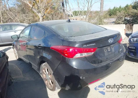 2013 Hyundai Elantra Limited from USA, damaged, VIN 5NPDH4AE9DH223366